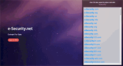 Desktop Screenshot of e-security.net