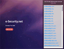 Tablet Screenshot of e-security.net